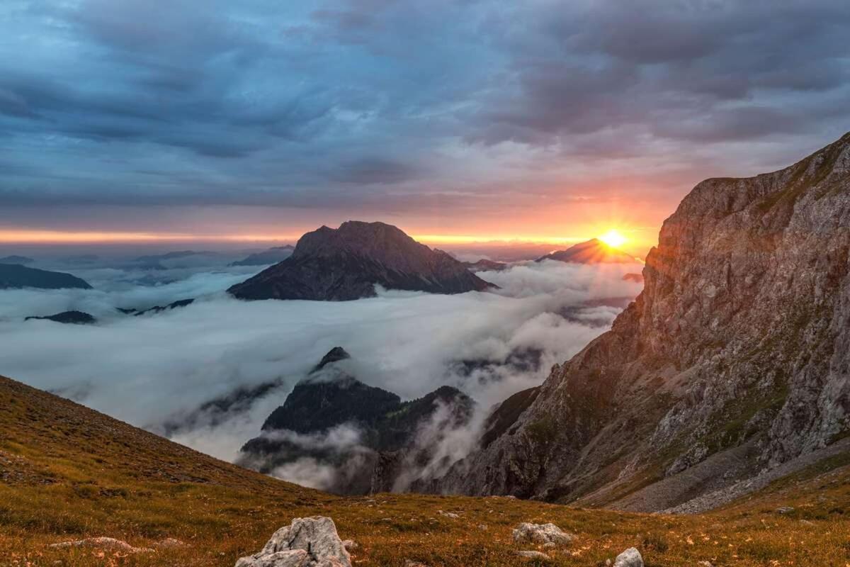 Pool, Pokale, Sauna, Billard, Kirche U. Viel Natur Vordernberg Bagian luar foto