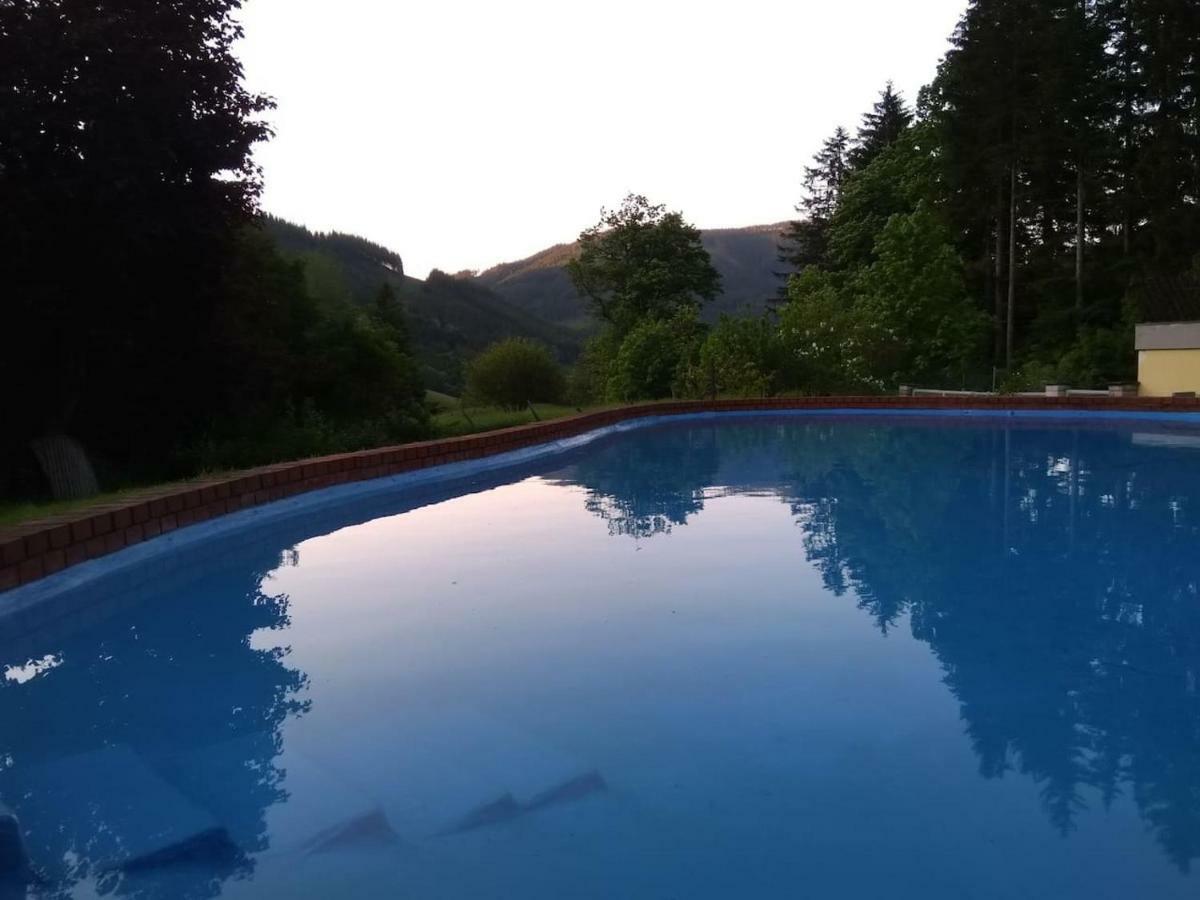 Pool, Pokale, Sauna, Billard, Kirche U. Viel Natur Vordernberg Bagian luar foto
