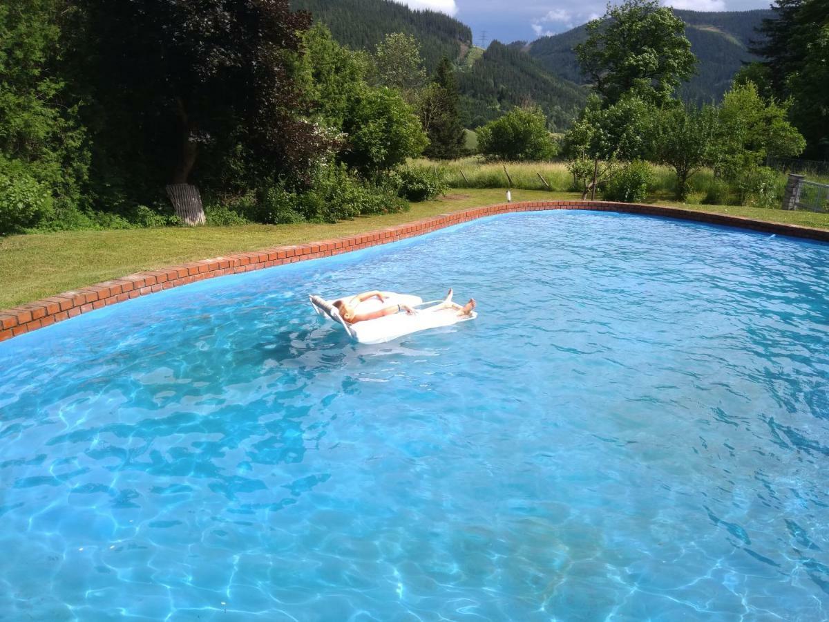 Pool, Pokale, Sauna, Billard, Kirche U. Viel Natur Vordernberg Bagian luar foto